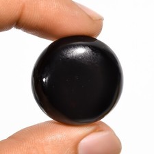 Usado, Cabochão esplêndido de qualidade superior 100% natural ônix preto formato redondo comprar usado Usado, Cabochão esplêndido de qualidade superior 100% natural ônix preto formato redondo comprar usado  Enviando para Brazil