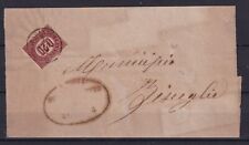 Regno 1878 piego usato  Sannicandro di Bari