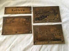 Antique brass plates for sale  BROMLEY