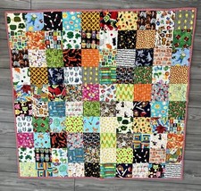 Usado, Colcha de berço I SPY bebê feita à mão 44" X 45" educacional colorida macia comprar usado  Enviando para Brazil