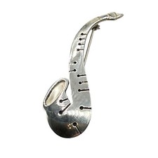 vintage silver saxophone pin for sale vintage silver saxophone pin for sale Chicago