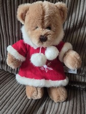 Brown christmas teddy for sale  PAIGNTON