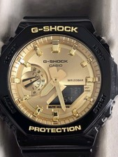 Relógio G-Shock GA2100GB-1A Casio Carbon Core Guard preto brilhante/dourado comprar usado  Enviando para Brazil