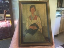 Vtg.canvas artwork signed for sale  Lowellville
