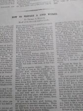 Prepare good wicket for sale  TOTNES