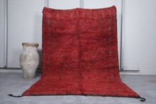 Tapete marroquino Boujaad - 6,7 x 9,7 pés | Tecido de pelúcia vermelho à mão comprar usado Tapete marroquino Boujaad - 6,7 x 9,7 pés | Tecido de pelúcia vermelho à mão comprar usado  Enviando para Brazil