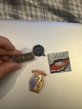 Rock band pin for sale  WARMINSTER