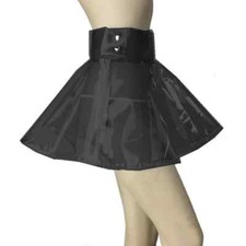 Mini-saia feminina moda PVC transparente botões cintura alta linha A saia transparente  comprar usado  Enviando para Brazil