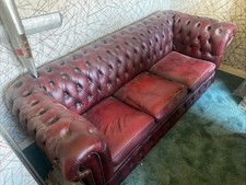 Chesterfield oxblood red for sale  LUTON