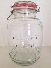 Glass jar canister for sale  Janesville