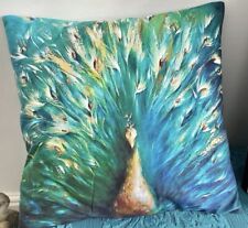 Stunning peacock cushion for sale  NOTTINGHAM