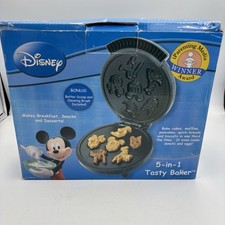 Disney's 5 em 1 Tasty Baker Waffle, Panqueca, Fabricante Mickey Pluto Minnie Donald Novo na caixa comprar usado  Enviando para Brazil