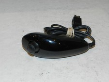 Preto Nunchuck Nintendo Wii/U OEM Genuíno Oficial Controle RVL-004 Testado comprar usado  Enviando para Brazil