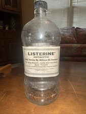 Vintage glass listerine for sale  Nicholson