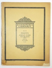 Chopin nocturnes schirmer for sale  Delray Beach