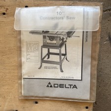 Serra de mesa Delta 1985 modelo 10 manual original comprar usado  Enviando para Brazil