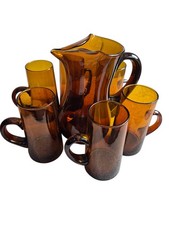 Amber jug glass for sale  READING