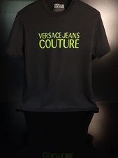 VERSACE JEANS ALTA COSTURA ESTAMPA T-SHIRT-PRETO. comprar usado  Enviando para Brazil