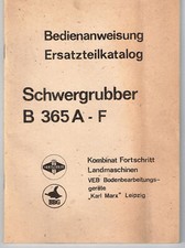 Schwergrubber 365a bedienungsa gebraucht kaufen  Wabern