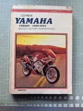 Clymer yamaha fzr600 for sale  LITTLEHAMPTON