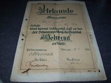 Alte urkunde schule gebraucht kaufen  Köln