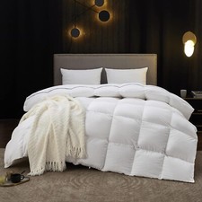 Edredom Bedsure California King 104 x 96 BRANCO de plumas e plumas peso médio comprar usado  Enviando para Brazil