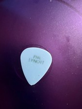 Palheta de guitarra THIN LIZZY / PHIL LYNOTT - - USADA NO PALCO!!!!  MUITO RARO!!!! comprar usado  Enviando para Brazil