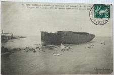 Usado, San Nazaire 44 Cartolina Baracche Orzo ATLANTICO " Lutetia " Flot 1914 comprar usado  Enviando para Brazil