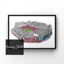 Old trafford illustration for sale  HESSLE