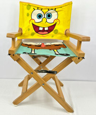 Cadeira dobrável de madeira infantil Bob Esponja Directors Nickelodeon comprar usado  Enviando para Brazil