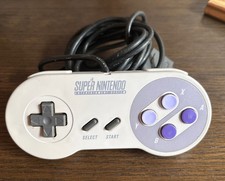 Controle original SNES Super Nintendo autêntico OEM OFICIAL SNS-005 testado comprar usado  Enviando para Brazil