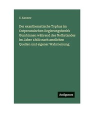 Exanthematische typhus stpreus gebraucht kaufen  Trebbin