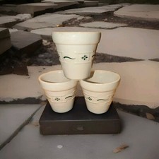 Green longaberger pottery for sale  Lawrenceville