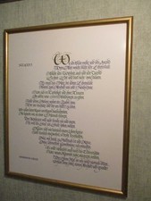 Kalligraphie handschrift bild gebraucht kaufen  Grebenstein