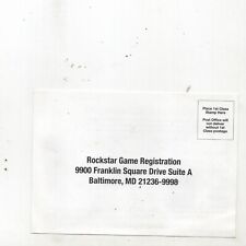 Rockstar Games Registration GTA 2? SOMENTE INSERÇÃO por correio original autêntico comprar usado  Enviando para Brazil