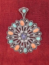 Grand pendentif argent d'occasion  Saint-Jean-de-Boiseau