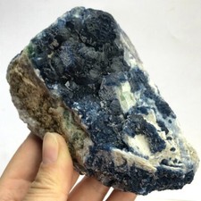 720G Natural Arándano Fluorita Cuarzo Racimo Cristal Mineral Espécimen Curación segunda mano  Embacar hacia Mexico