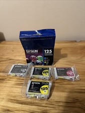 Usado, Cartuchos de tinta Epson 125. Preto, 2 amarelos e magenta comprar usado  Enviando para Brazil