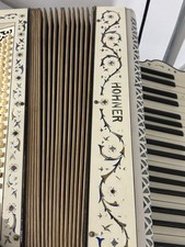 Hohner accordion white for sale  Lake Villa