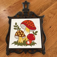 Trivet mushroom ceramic for sale  Rome