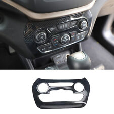 Console central estilo fibra de carbono quadro interruptor CA para Jeep Cherokee 2014-2022 comprar usado  Enviando para Brazil