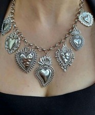 Collana vintage cuore usato  Zibido San Giacomo