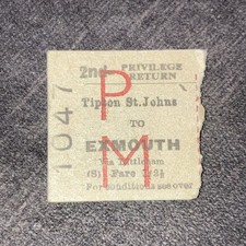 Half. railway. ticket for sale  SHIFNAL