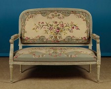 French painted settee for sale  LLANDUDNO JUNCTION