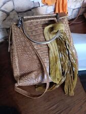 Handtasche ledertasche braun gebraucht kaufen  Rüdersdorf
