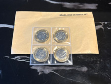 Conjunto Brasil 4 Moedas - Jogos Olímpicos Rio de Janeiro 2016 - Mascotes de boxe/natação comprar usado Conjunto Brasil 4 Moedas - Jogos Olímpicos Rio de Janeiro 2016 - Mascotes de boxe/natação comprar usado  Enviando para Brazil