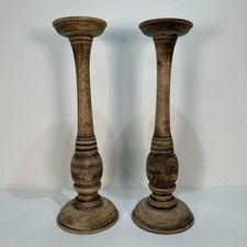 Pair rustic wooden for sale  COLCHESTER