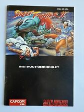 Folleto de instrucciones Capcom Street Fighter 2 II manual solo Super Nintendo SNES segunda mano  Embacar hacia Argentina