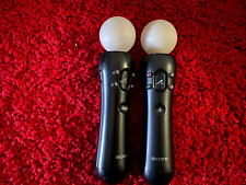Controle de movimento Sony PlayStation Move PS3 PS4 PS5 pacote duplo + 2 cabos de carregamento comprar usado  Enviando para Brazil
