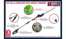Spear jackson cordless for sale  MILTON KEYNES
